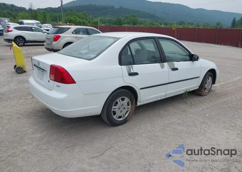2002 Honda Civic Dx z USA, uszkodzony, nr VIN 2HGES15182H578435